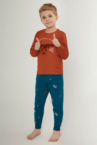 ROLYPOLY ERKEK ÇOCUK UZUN KOL PİJAMA TAKIM RP3221-G