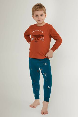 ROLYPOLY ERKEK ÇOCUK UZUN KOL PİJAMA TAKIM RP3221-G