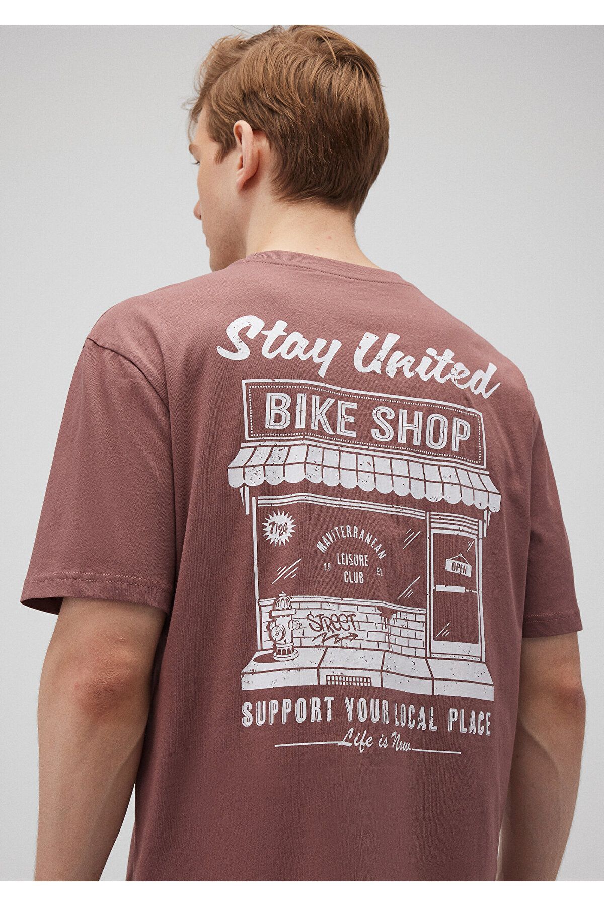 MAVİ ERKEK STAY UNITED TİŞÖRT Marron 0612261-70235