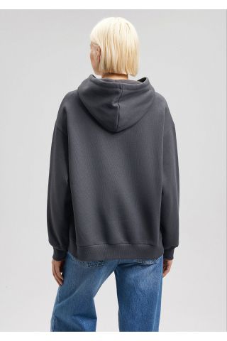 MAVİ KADIN MAVİ LOGO KAPÜŞONLU SWEATSHIRT Antrasit 1600361-80106