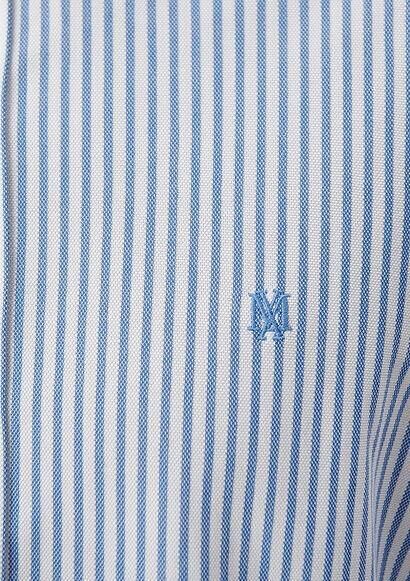 MAVİ ERKEK ÇİZGİLİ GÖMLEK Koyu Denim 0210527-70718