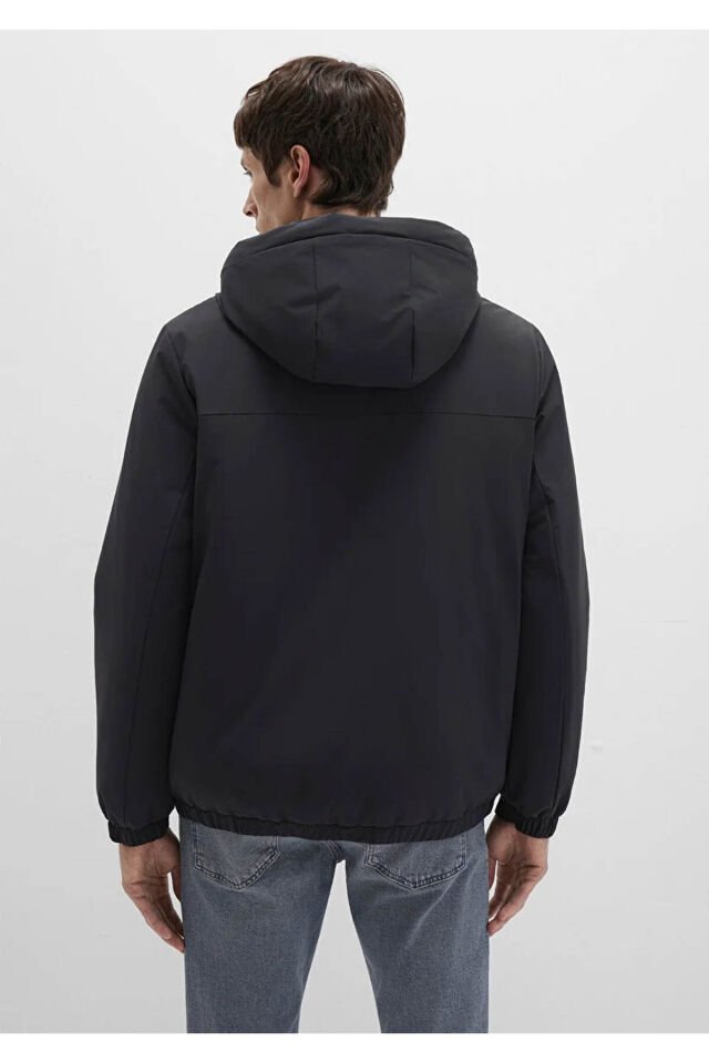 MAVİ ERKEK KAPÜŞONLU CEKET Jet Siyah 0110617-71379