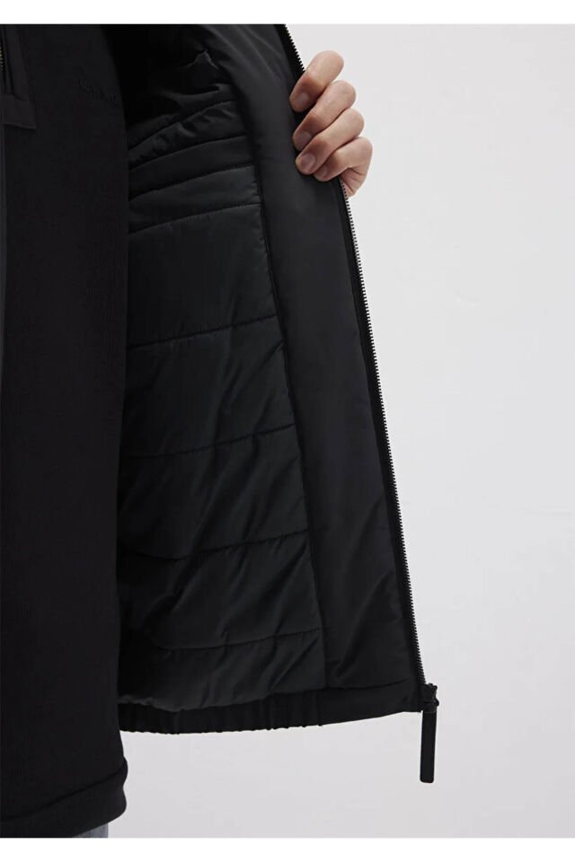 MAVİ ERKEK KAPÜŞONLU CEKET Jet Siyah 0110617-71379