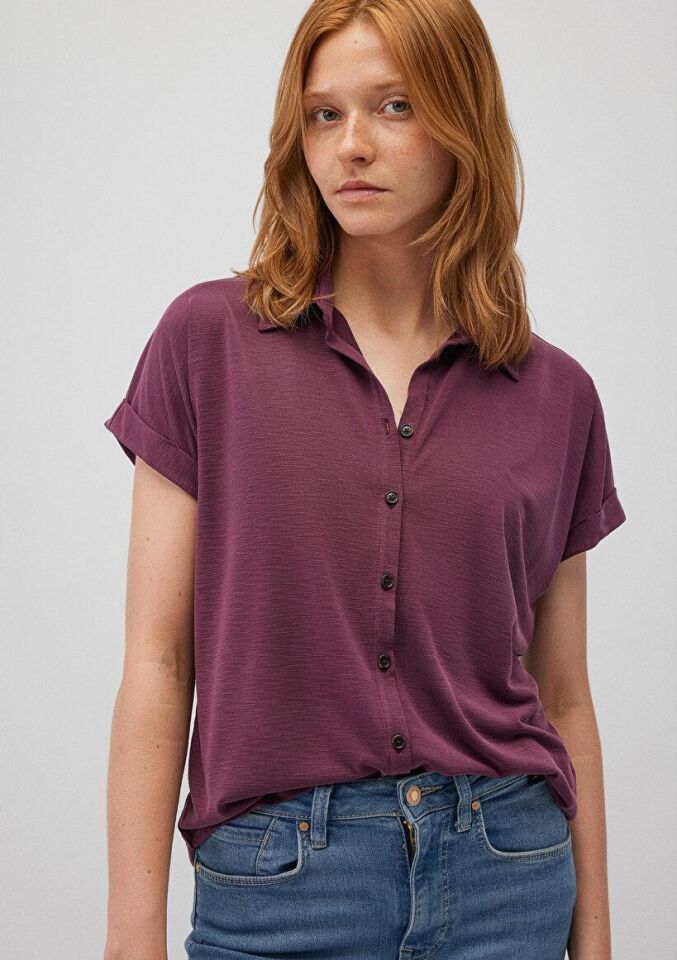 MAVİ KADIN KISA KOL TİŞÖRT  Sassafras 168081-70664