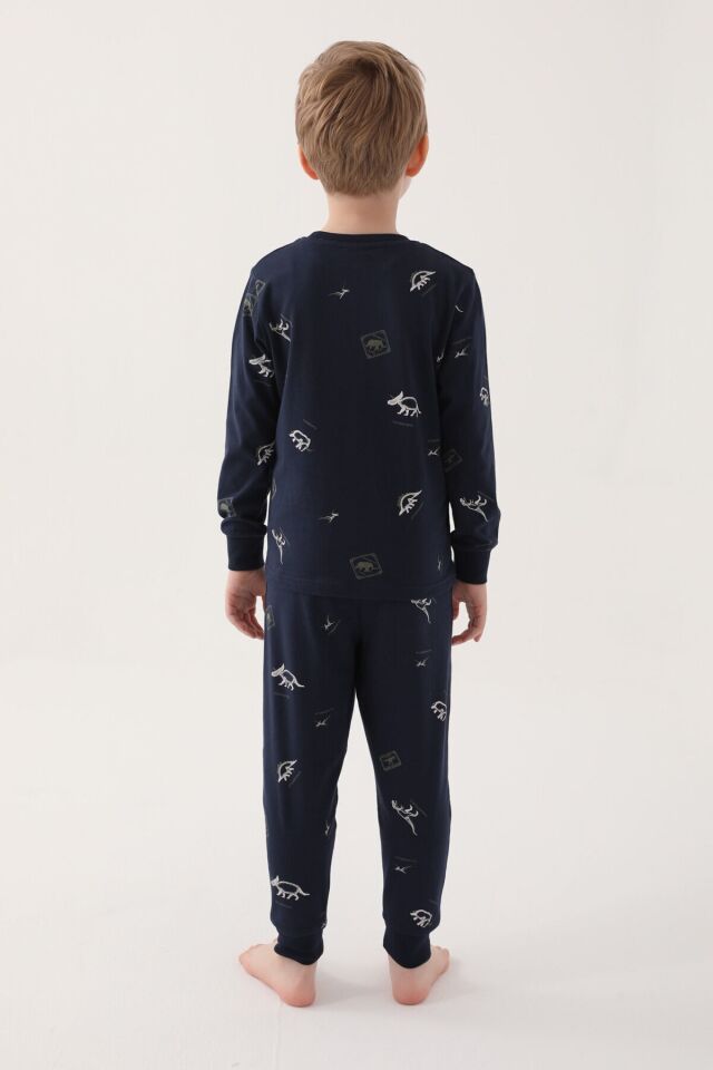 ROLYPOLY ERKEK ÇOCUK UZUN KOL PİJAMA TAKIM RP3222-2