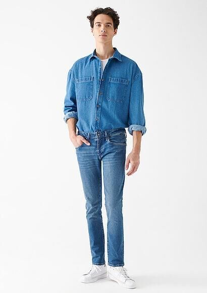 MAVİ ERKEK JAKE  Dark Brushed Mavi Premium 0042282300 MAVİ - 31/34