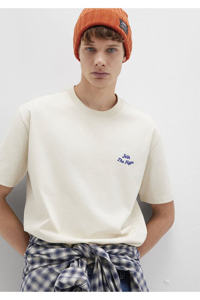 MAVİ ERKEK JOIN THE HYPE TİŞÖRT Açık Gri 0613046-70140