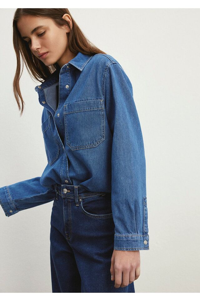 MAVİ KADIN ALESTA Dark Brushed Classic Denim 1210780-87096