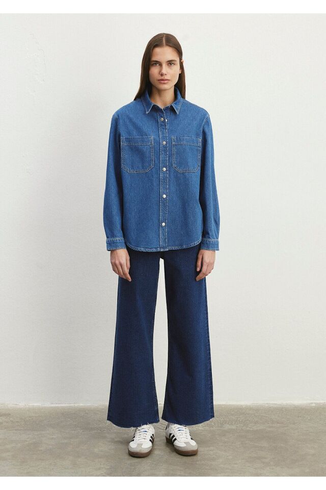 MAVİ KADIN ALESTA Dark Brushed Classic Denim 1210780-87096