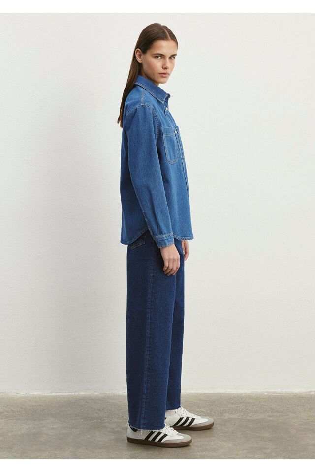 MAVİ KADIN ALESTA Dark Brushed Classic Denim 1210780-87096