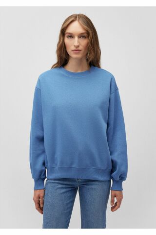 MAVİ KADIN BİSİKLET YAKA SWEATSHIRT Parlak Mavi 1610198-70885