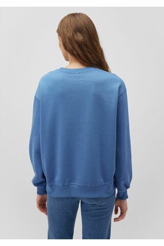 MAVİ KADIN BİSİKLET YAKA SWEATSHIRT Parlak Mavi 1610198-70885