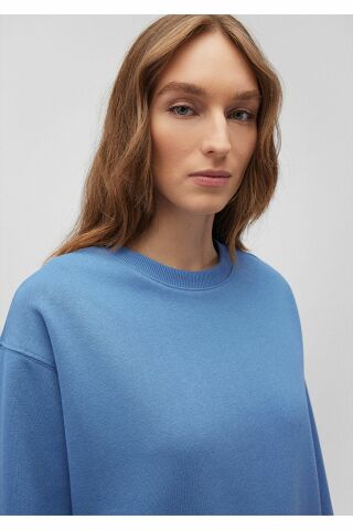 MAVİ KADIN BİSİKLET YAKA SWEATSHIRT Parlak Mavi 1610198-70885