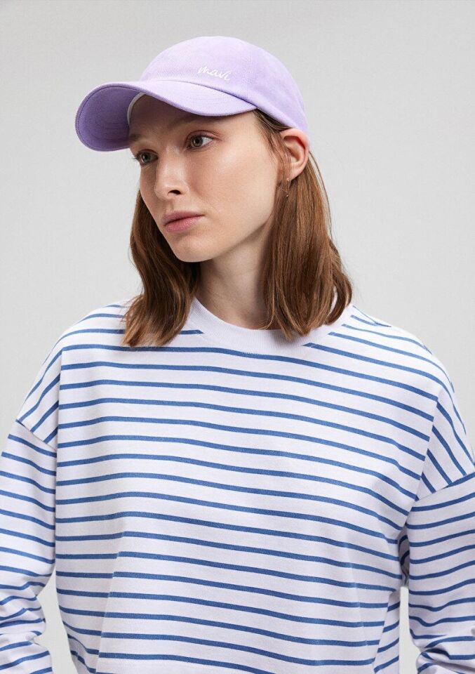 MAVİ KADIN Kep  Doğal Lila 1912258-83899