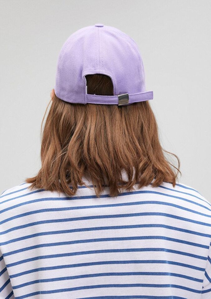 MAVİ KADIN Kep  Doğal Lila 1912258-83899