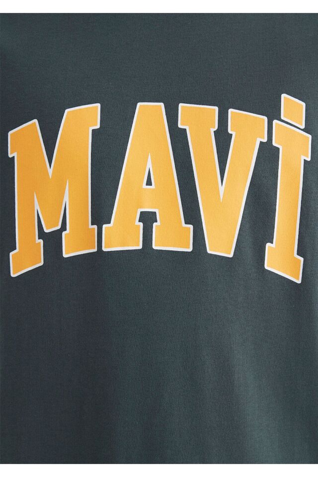 MAVİ ERKEK MAVİ LOGO TİŞÖRT Yosun Yeşili 0611711-71598