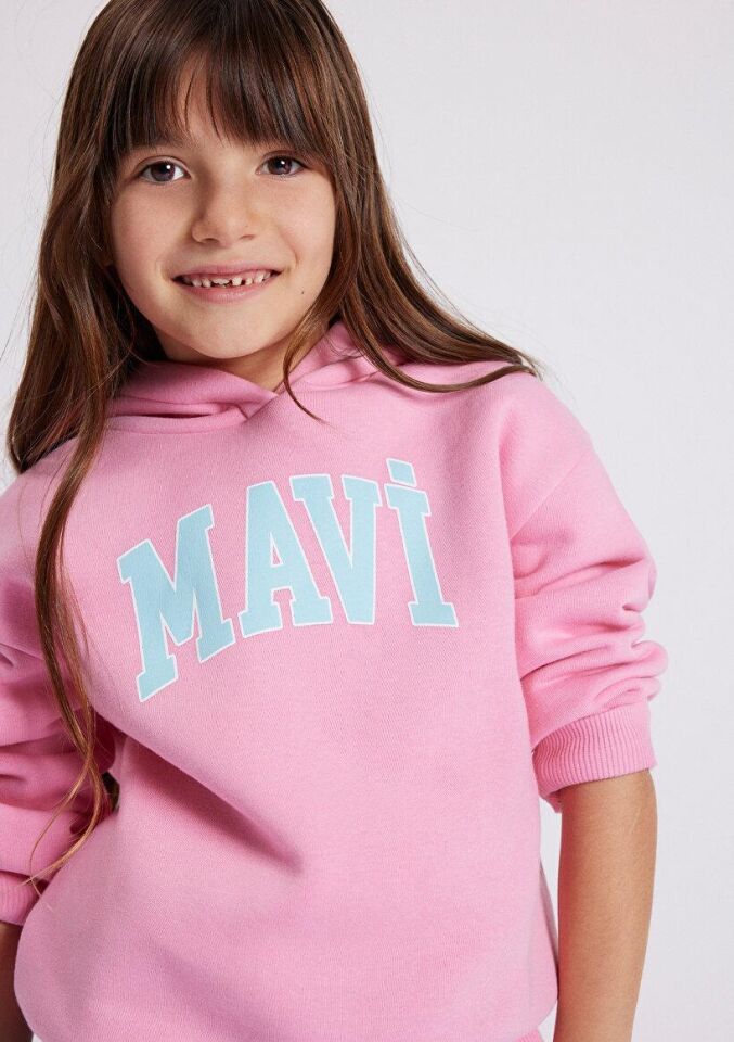 MAVİ ÇOCUK MAVİ LOGO SWEATSHIRT Toz Pembe 7610035-86953