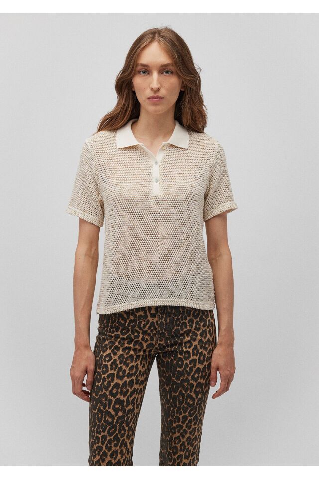 MAVİ KADIN POLO YAKA PENYE Yulaf 1612644-70020