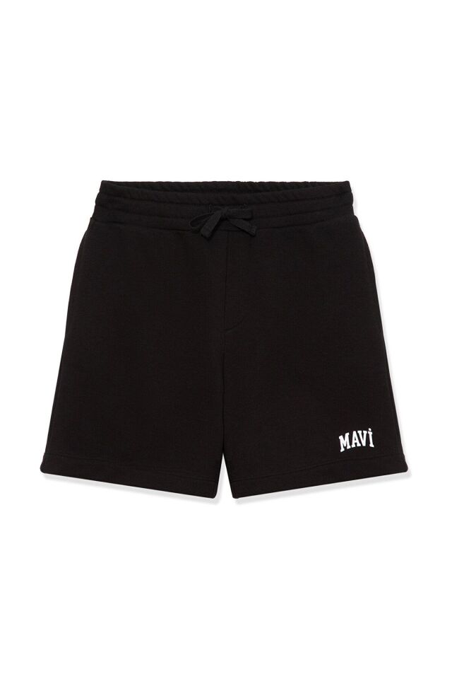 MAVİ ÇOCUK MAVİ BASKILI ÖRME ŞORT Siyah 6410003-900