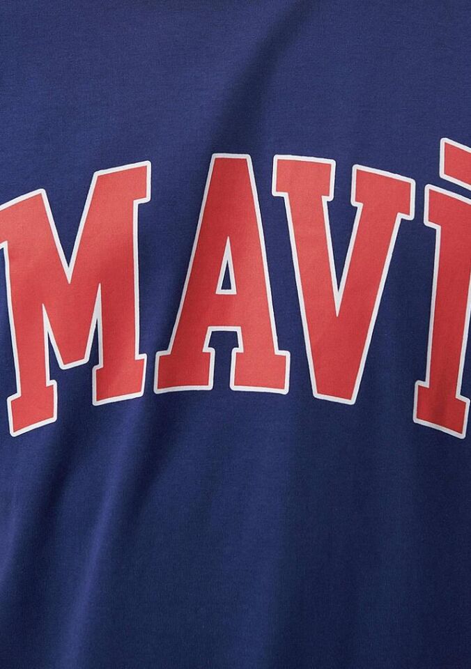 MAVİ ERKEK MAVİ LOGO TİŞÖRT Koyu Saks Mavi 0611711-70722