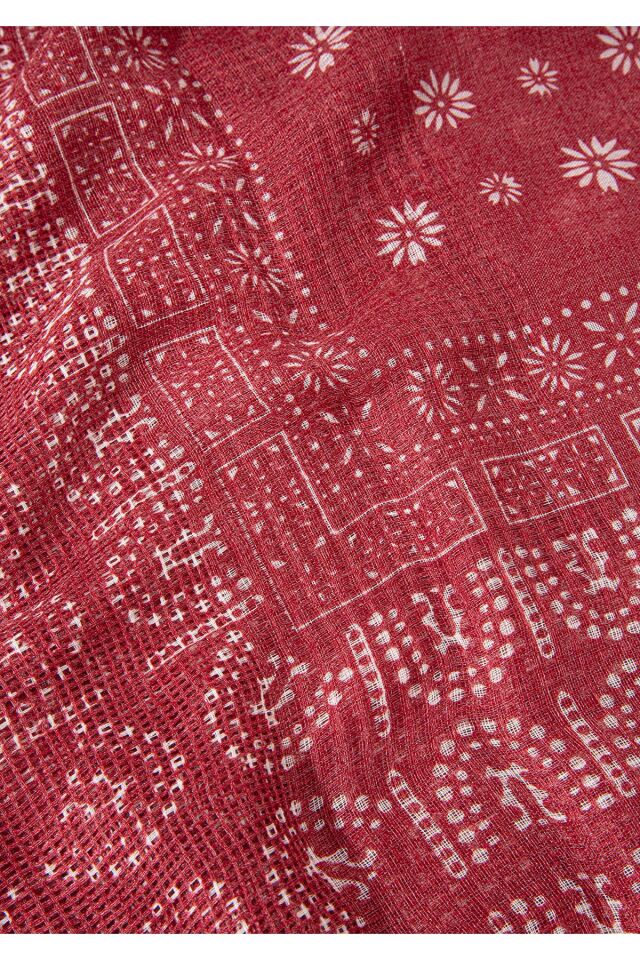 MAVİ KADIN ŞAL Çin Kırmızısı 198884-35686