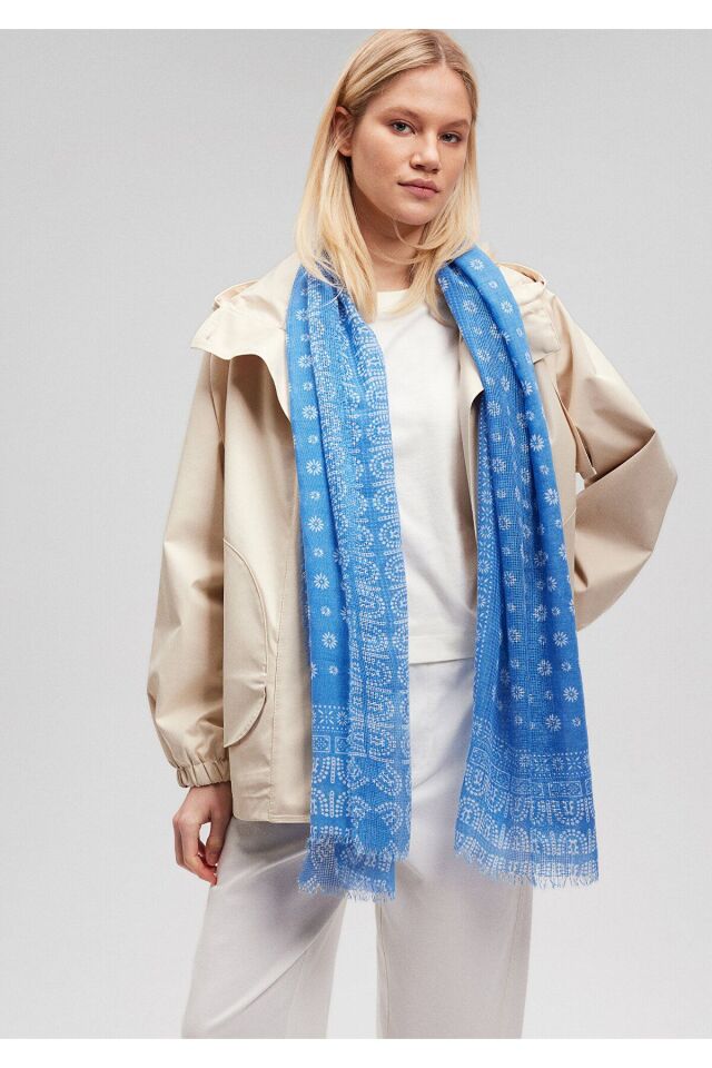 MAVİ KADIN ŞAL Malibu Mavisi 198884-70869