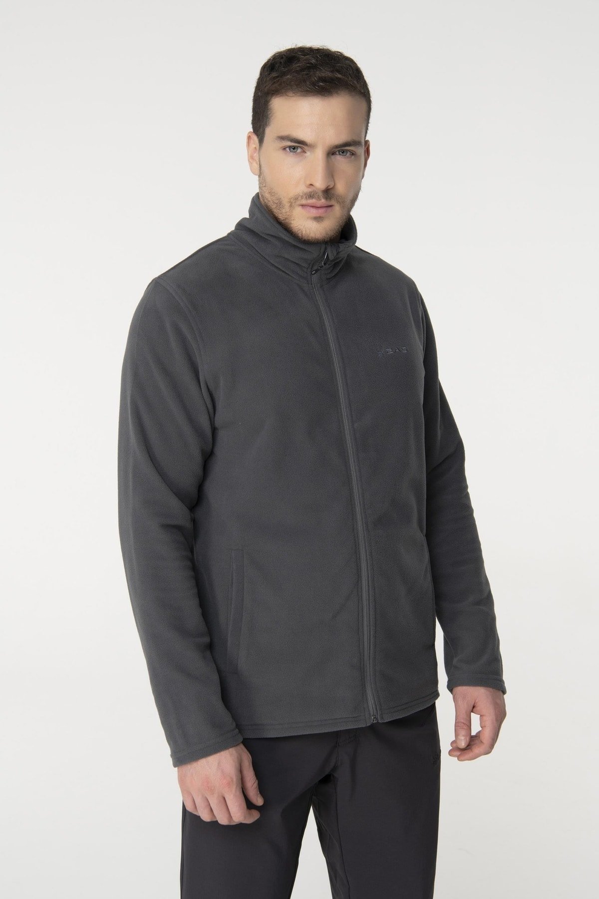 2AS PAMRA TAM FERMUARLI ERKEK POLAR SWEATSHİRT 2ASPMR1105