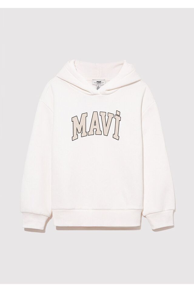 MAVİ ÇOCUK MAVİ LOGO SWEATSHIRT Kırık Beyaz 7610035-81964
