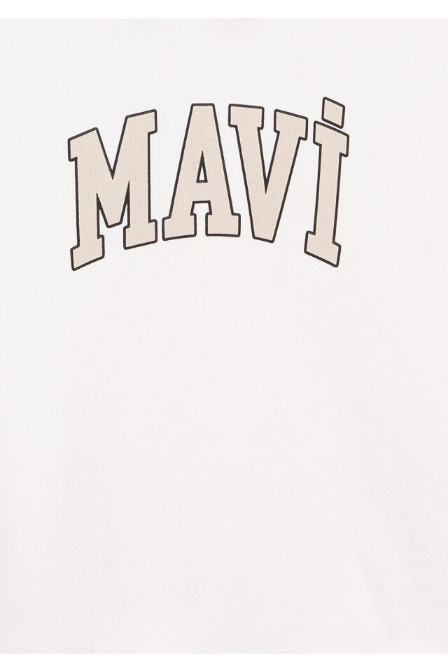 MAVİ ÇOCUK MAVİ LOGO SWEATSHIRT Kırık Beyaz 7610035-81964