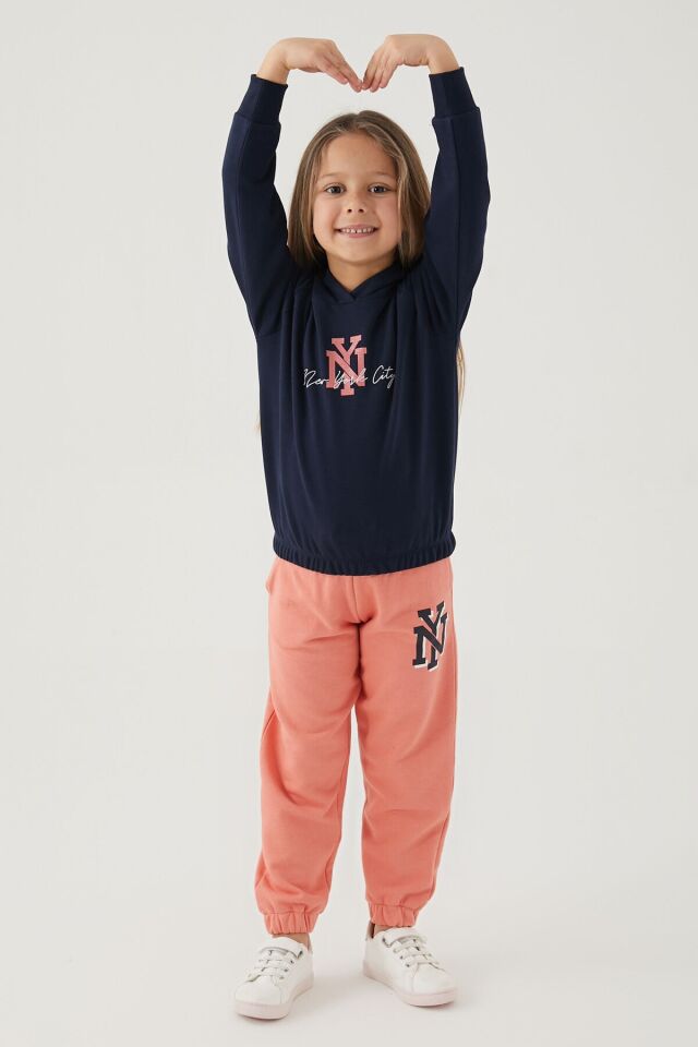 ROLYPOLY KIZ ÇOCUK EŞOFMAN TAKIMI RP3282-G