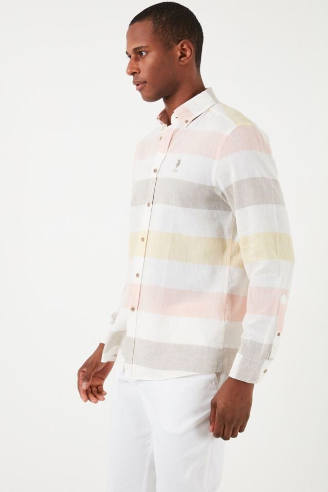 U.S. POLO ASSN. ERKEK DOKUMA GOMLEK G081SZ004-000-1837589