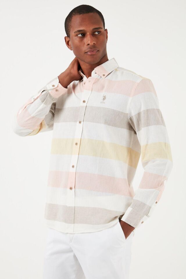 U.S. POLO ASSN. ERKEK DOKUMA GOMLEK G081SZ004-000-1837589