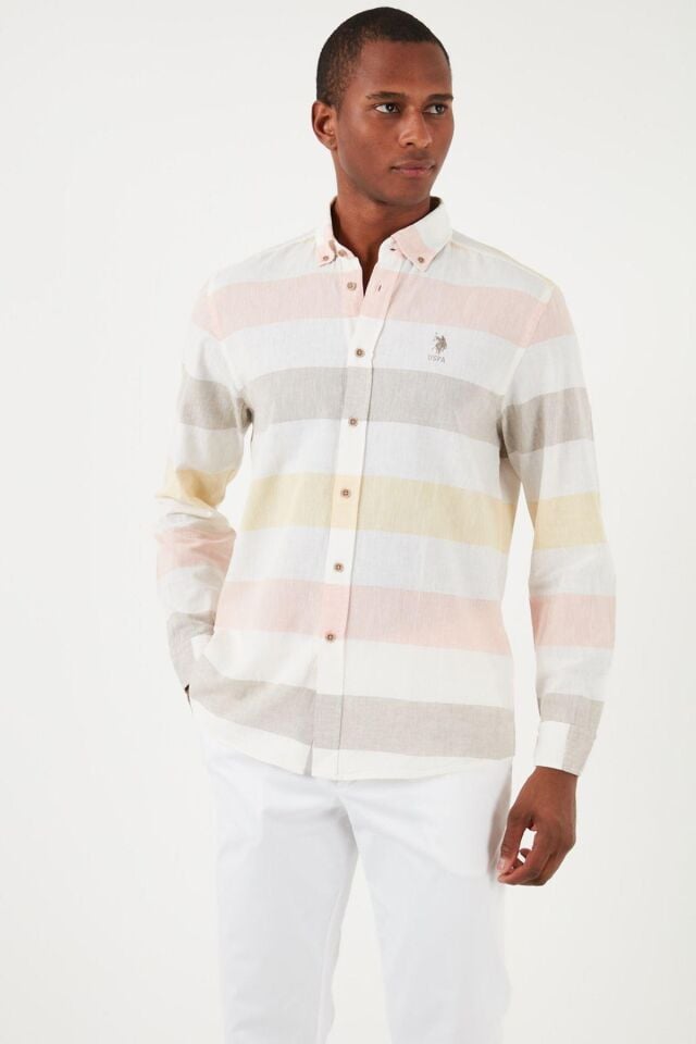 U.S. POLO ASSN. ERKEK DOKUMA GOMLEK G081SZ004-000-1837589