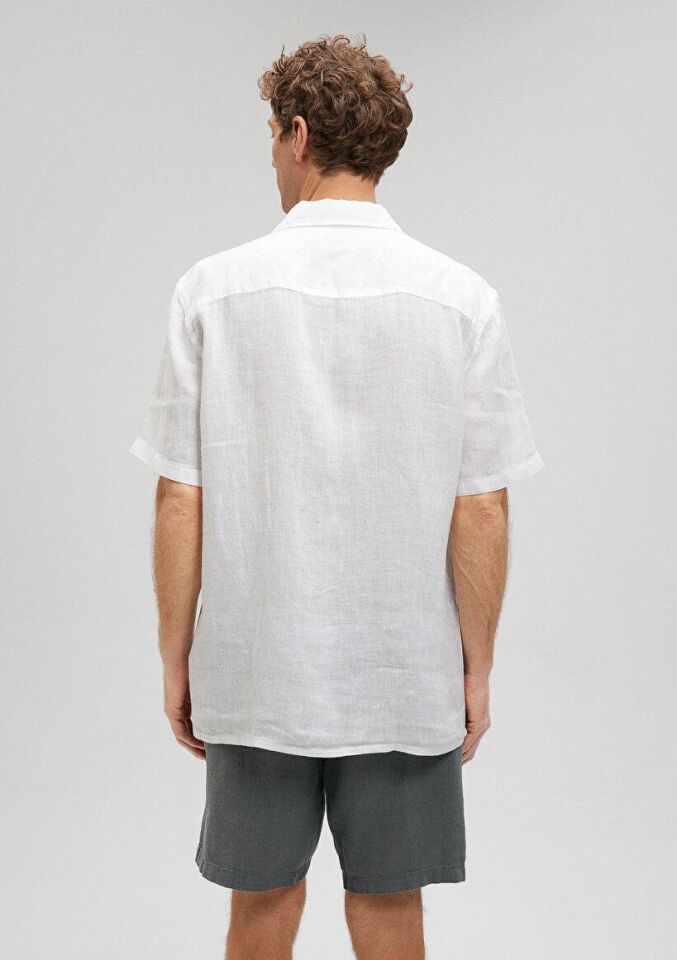 MAVİ ERKEK KISA KOL GÖMLEK Beyaz 0210830-620