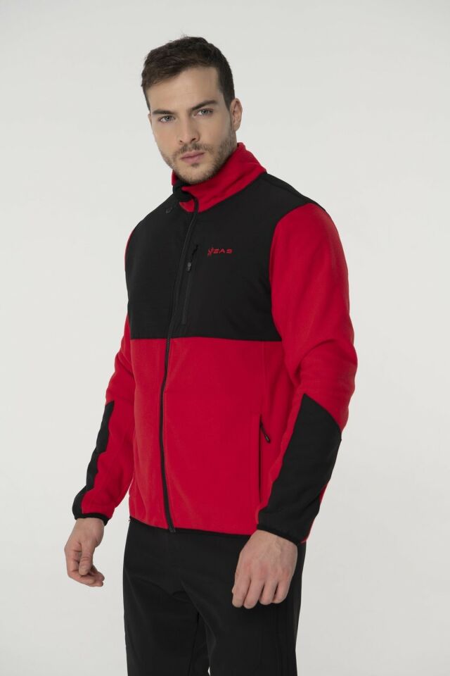 2AS PANA TAM FERMUARLI PARÇALI ERKEK POLAR SWEATSHİRT 2ASPNA1105