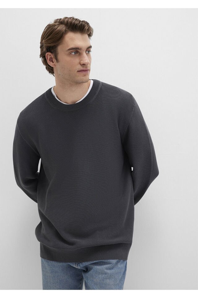 MAVİ ERKEK KAZAK Antrasit 0710197-80106