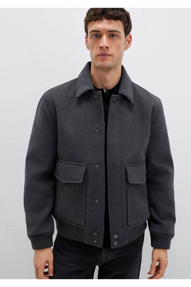 MAVİ ERKEK CEKET Antrasit Melanj 0110658-80023