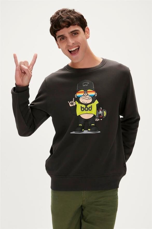 BAD BEAR ERKEK FUNKY CREWNECK 23.02.12.014