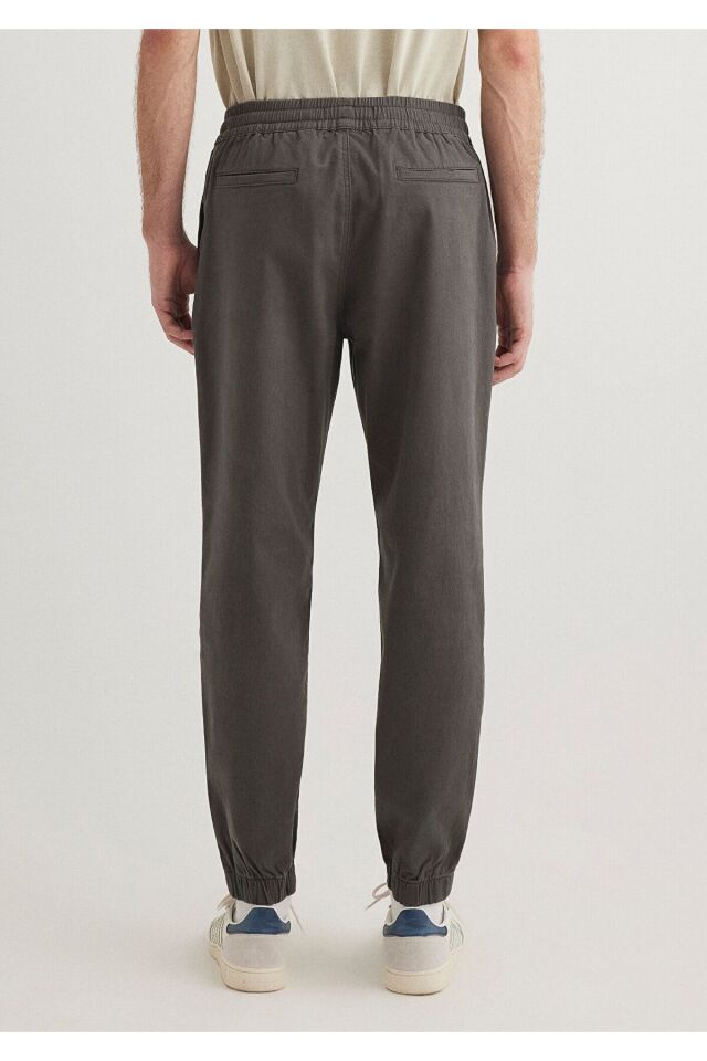 MAVİ ERKEK BELİ LASTİKLİ PANTOLON Koyu Gölge Gri 000169-70088