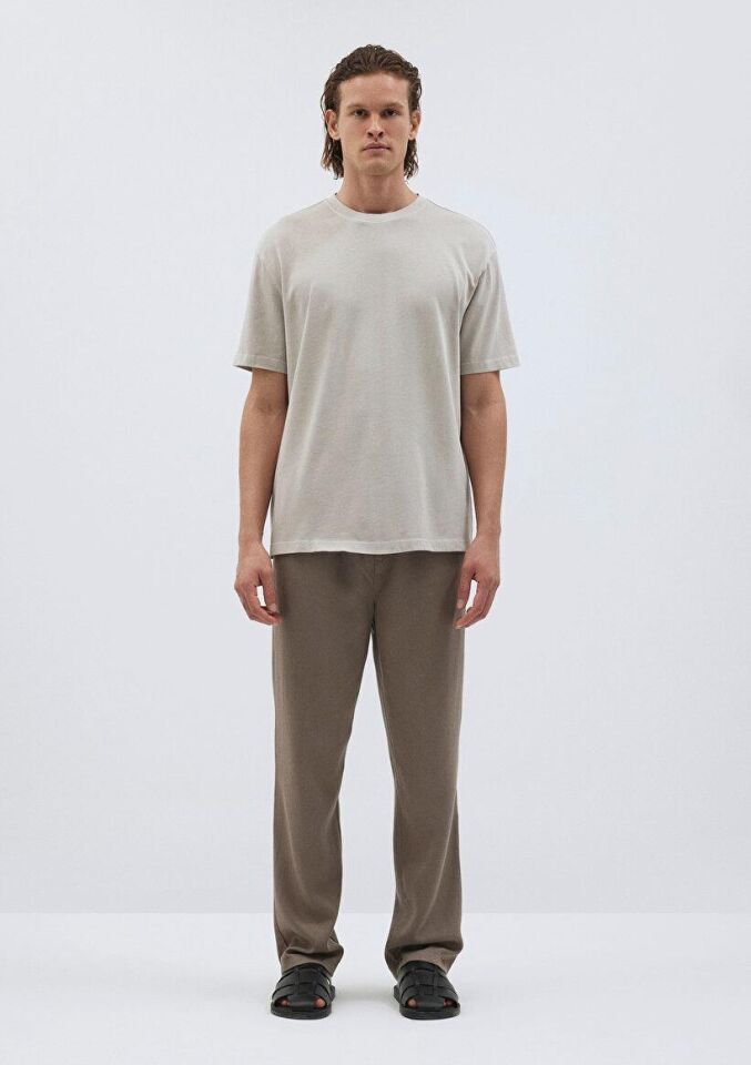 MAVİ ERKEK KISA KOL TİŞÖRT Ay Taşı Beji 0612148-70144