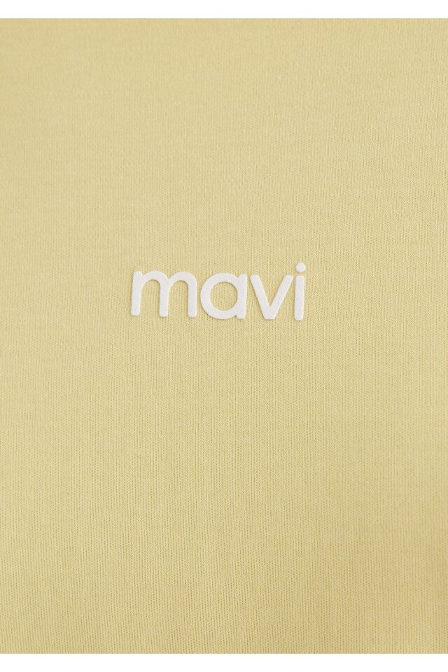 MAVİ KADIN LOGO T-SHIRT LİMON SARI 1612829-71303