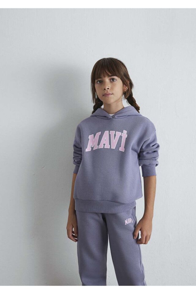 MAVİ ÇOCUK MAVİ LOGO SWEATSHIRT Blue Granite 7610035-88095
