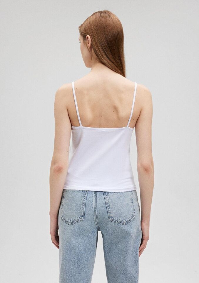 MAVİ KADIN ASKILI BASIC  Beyaz 1612378-620