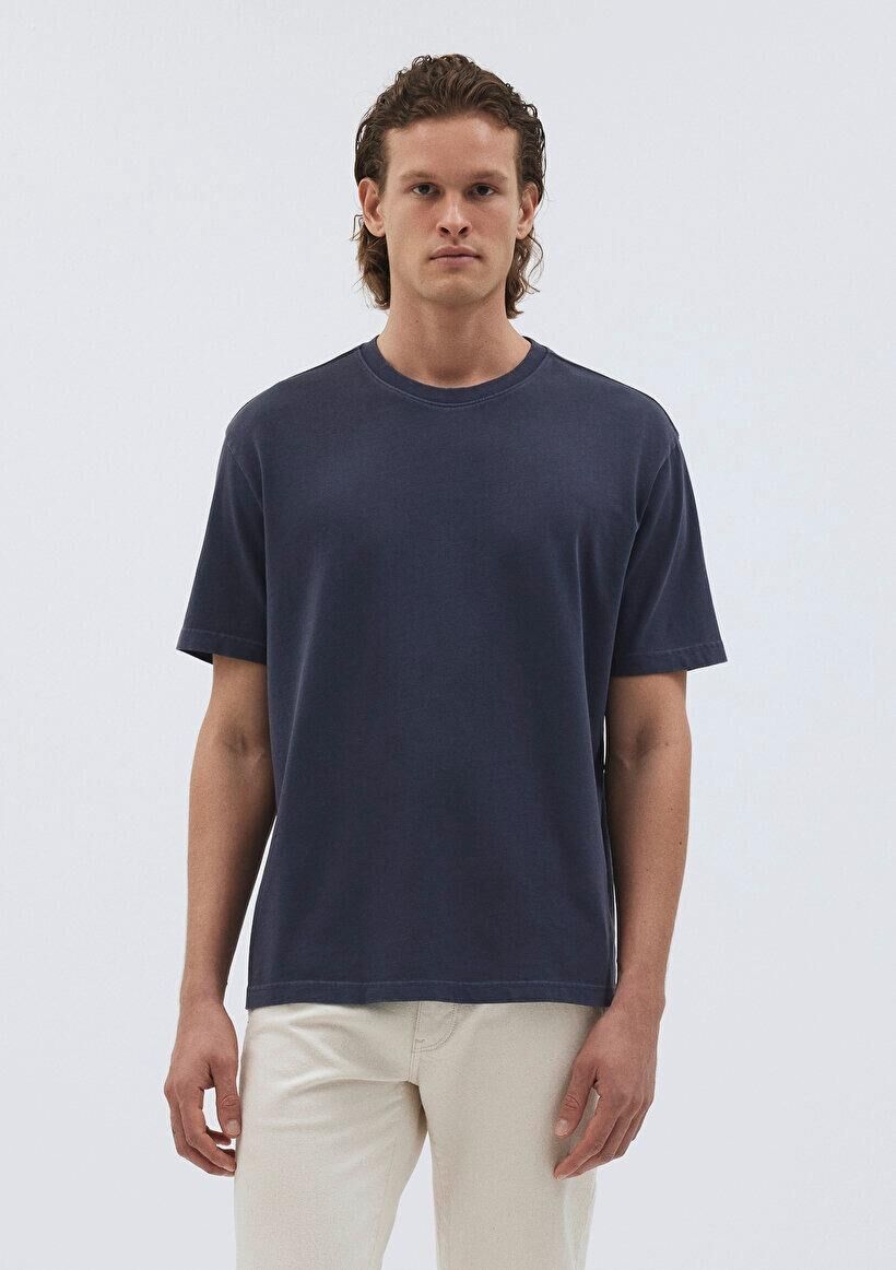 MAVİ ERKEK KISA KOL TİŞÖRT Koyu Lacivert 0612148-84371