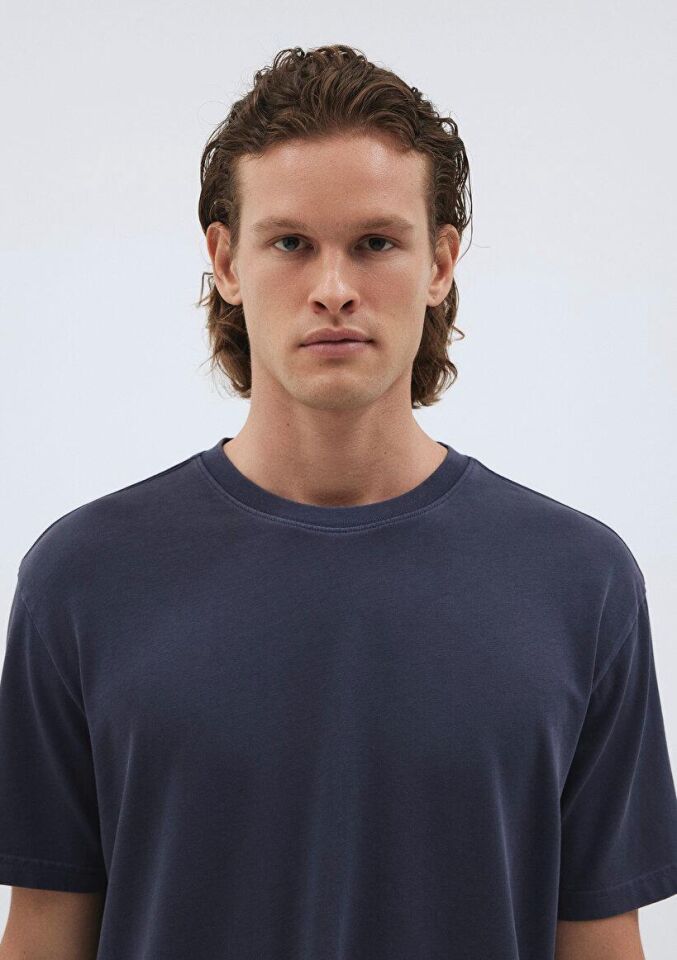 MAVİ ERKEK KISA KOL TİŞÖRT Koyu Lacivert 0612148-84371