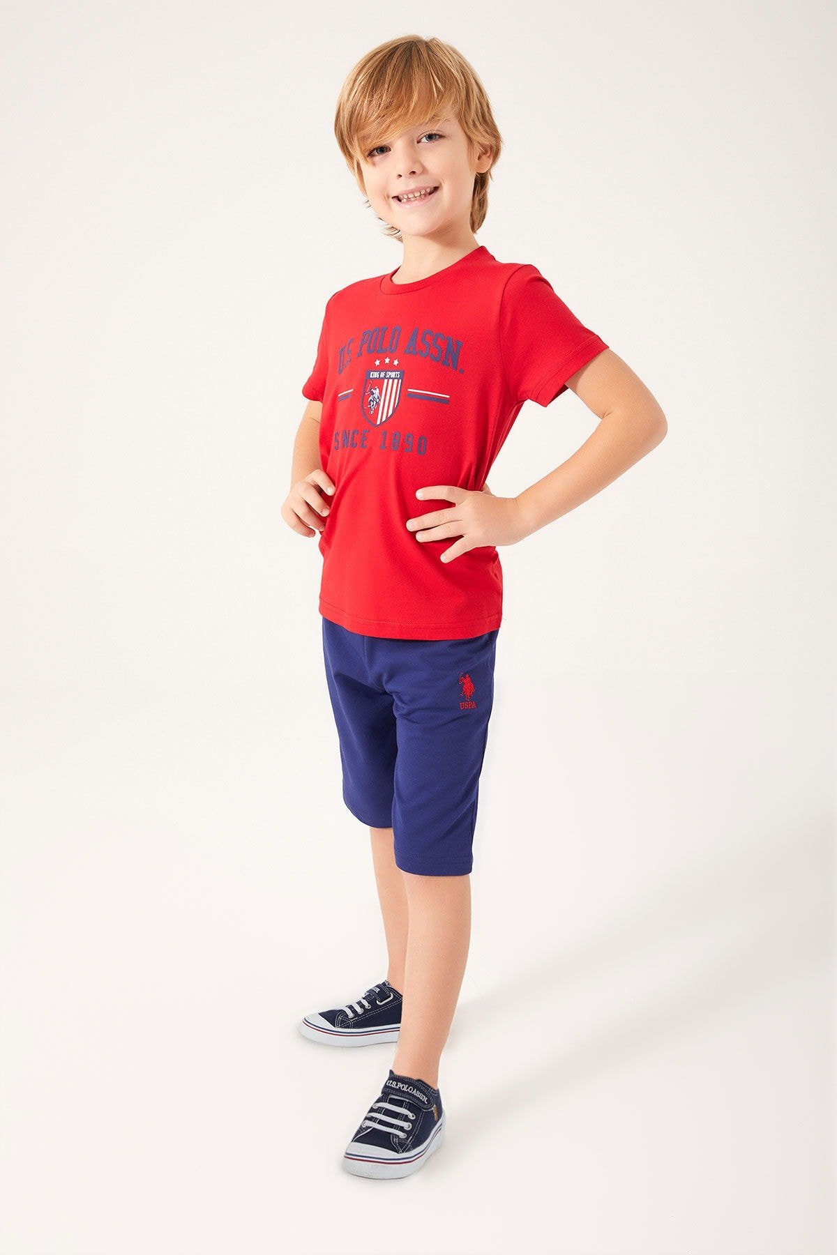 U.S. POLO ASSN. ERKEK ÇOCUK BERMUDA TAKIM US1303-4