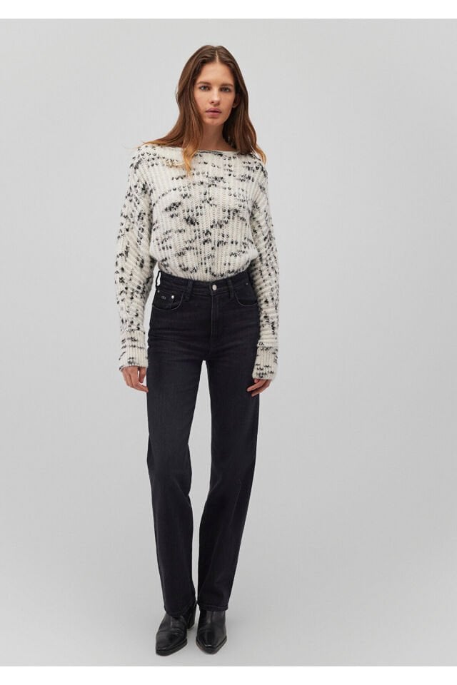 MAVİ KADIN BİSİKLET YAKA KAZAK Kırık Beyaz 1710566-70057