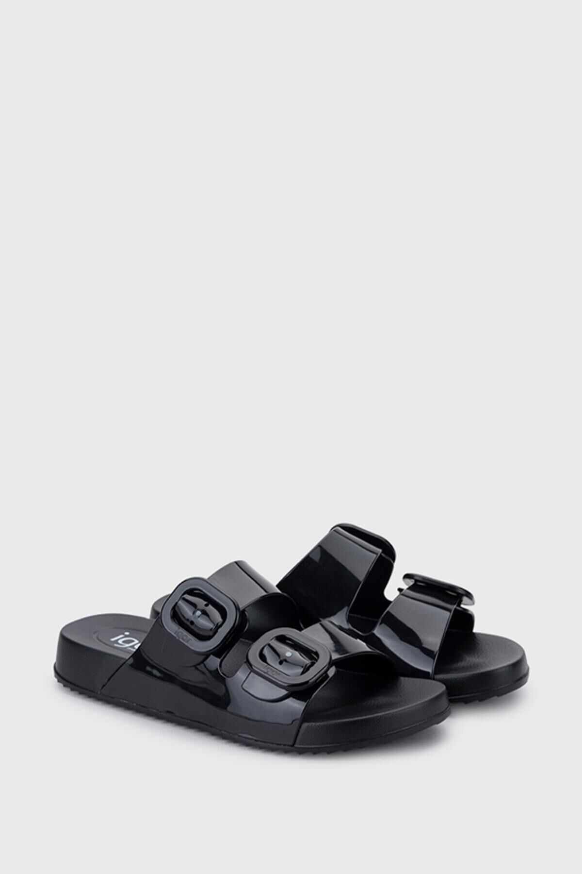 IGOR  KADIN SİYAH S10334 HABANA BRILLO SANDALET S10334-IGR002