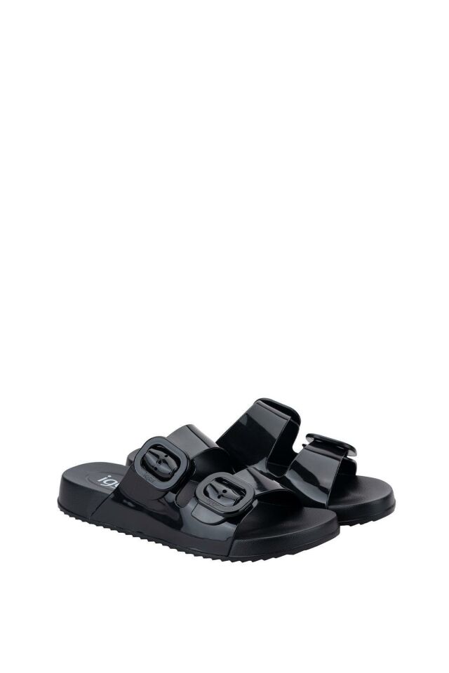 IGOR  KADIN SİYAH S10334 HABANA BRILLO SANDALET S10334-IGR002