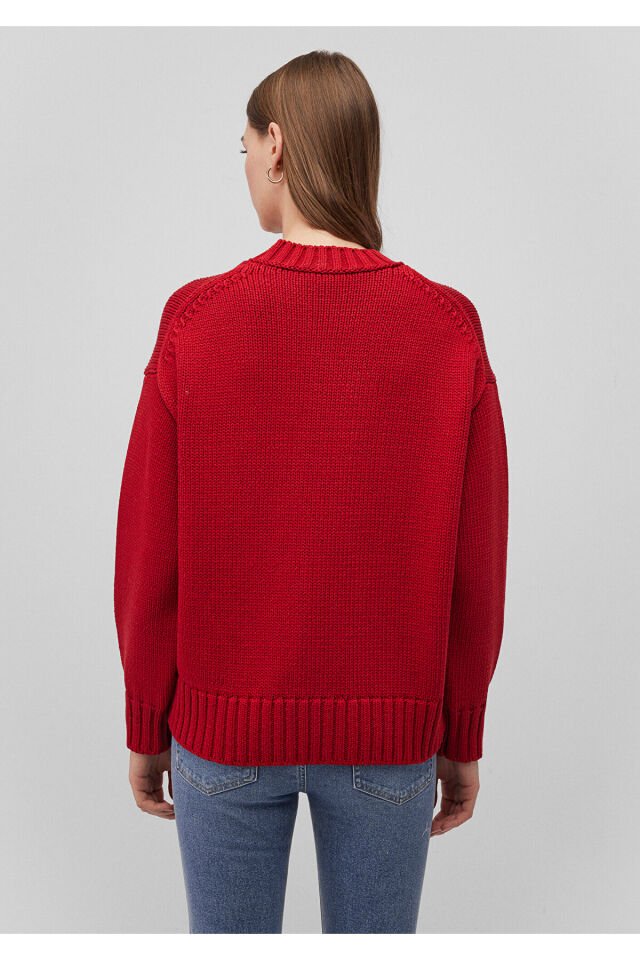 MAVİ KADIN BISIKLET YAKA KAZAK Emboldened 1710516-88609